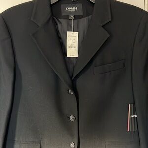 NWT Express Stretch Tailored Women's Black Blazer Size 9/10